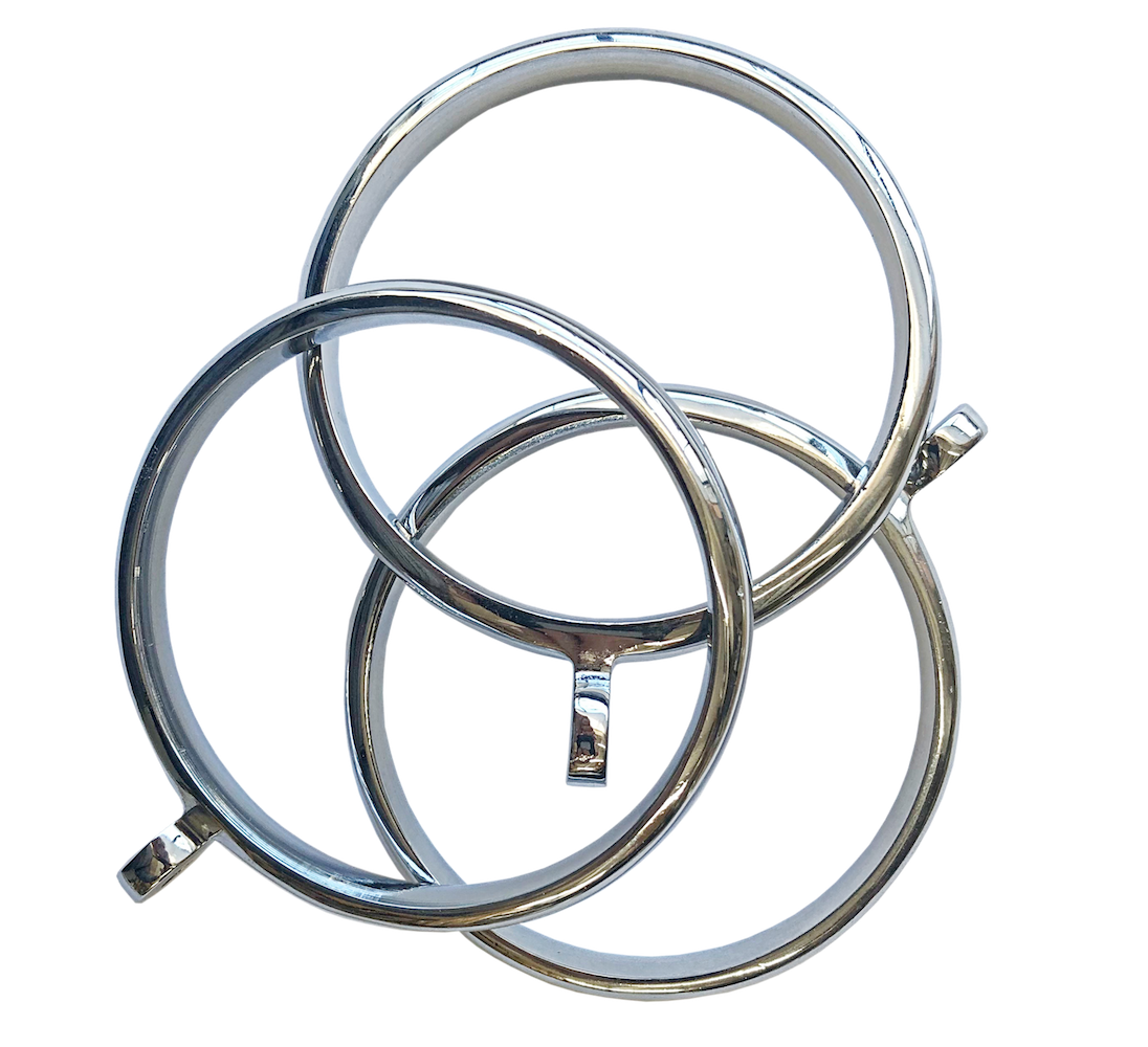 RGTK60CR - Metal rings for 60mm diameter pole