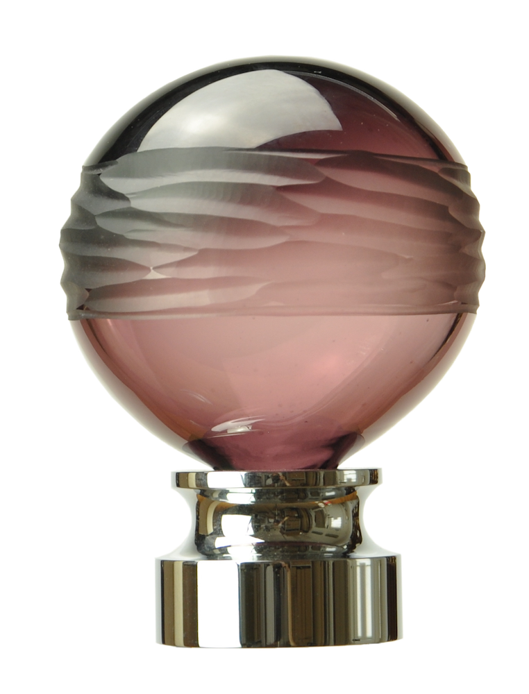 FTK138 Etched Ball, Aubergine